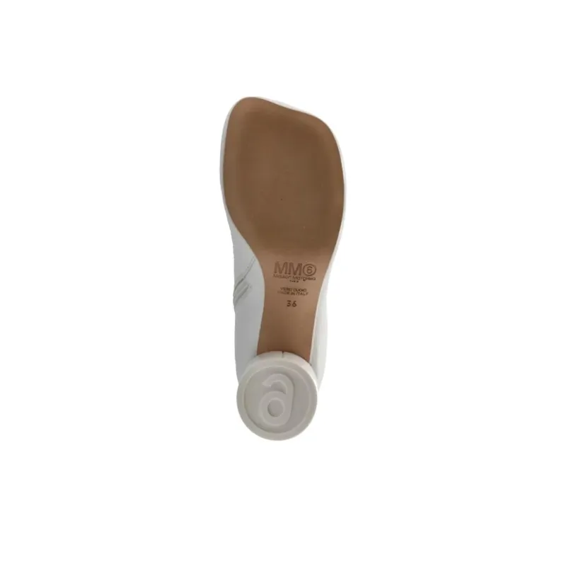 Maison Margiela 6 Logo Ankle Boots Women's White-5