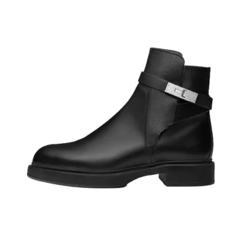 HERMES Ankle Boots Men Black