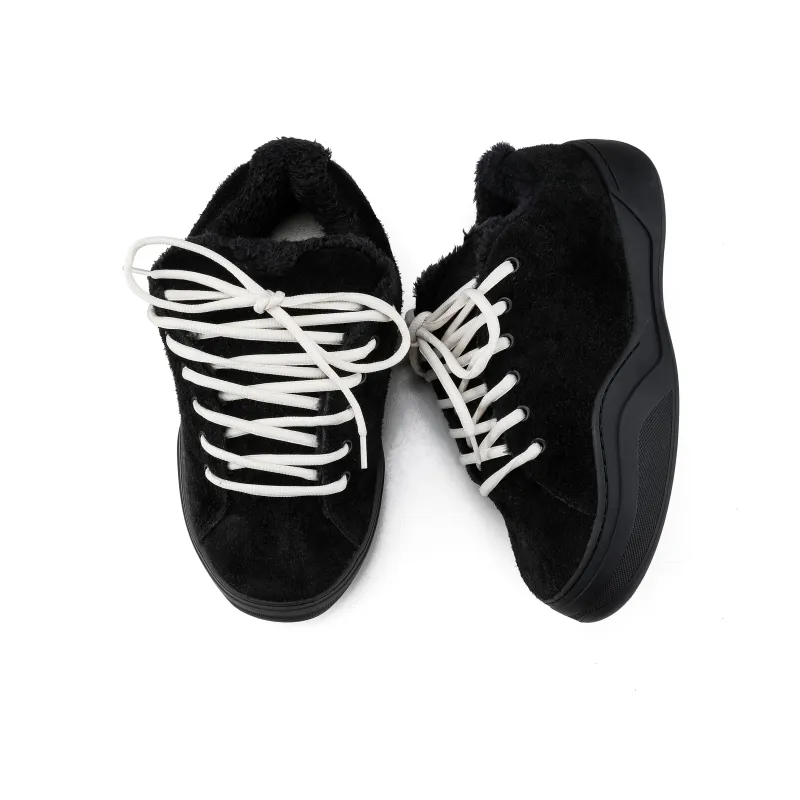 HANQIAORIJI Broken Cocoon Series Puffy Shoes Low Top Casual Shoes Unisex-18