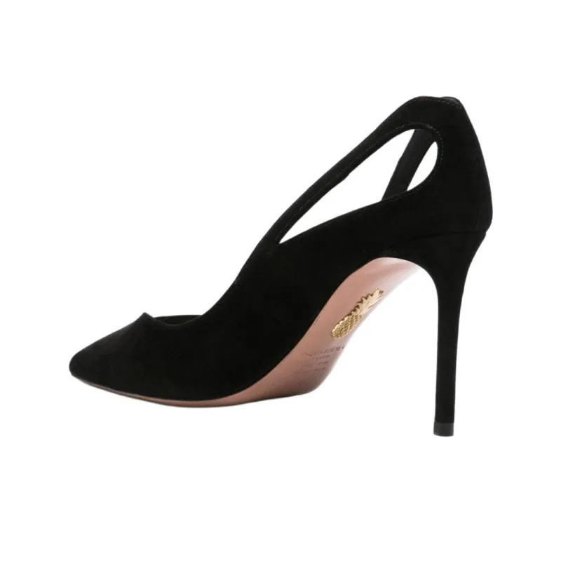 AQUAZZURA Sheeva 85mm Suede Pumps-3