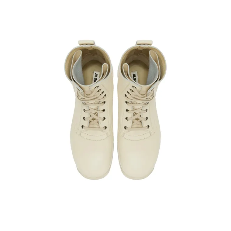 JIL SANDER Ankle Boots Men Beige-3