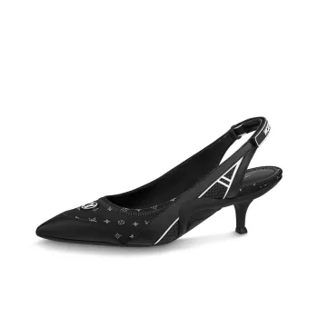 LOUIS VUITTON Archlight 1.0 Slingback Pumps 'Black Monogram' Women's