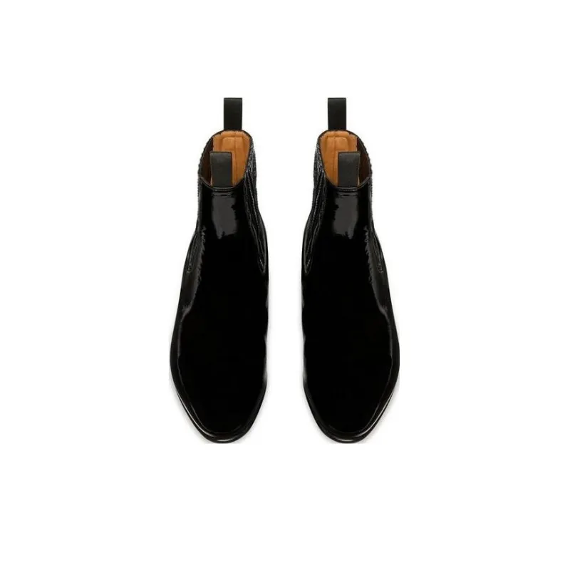 TOM FORD Short Chelsea Boots Men's Black-3