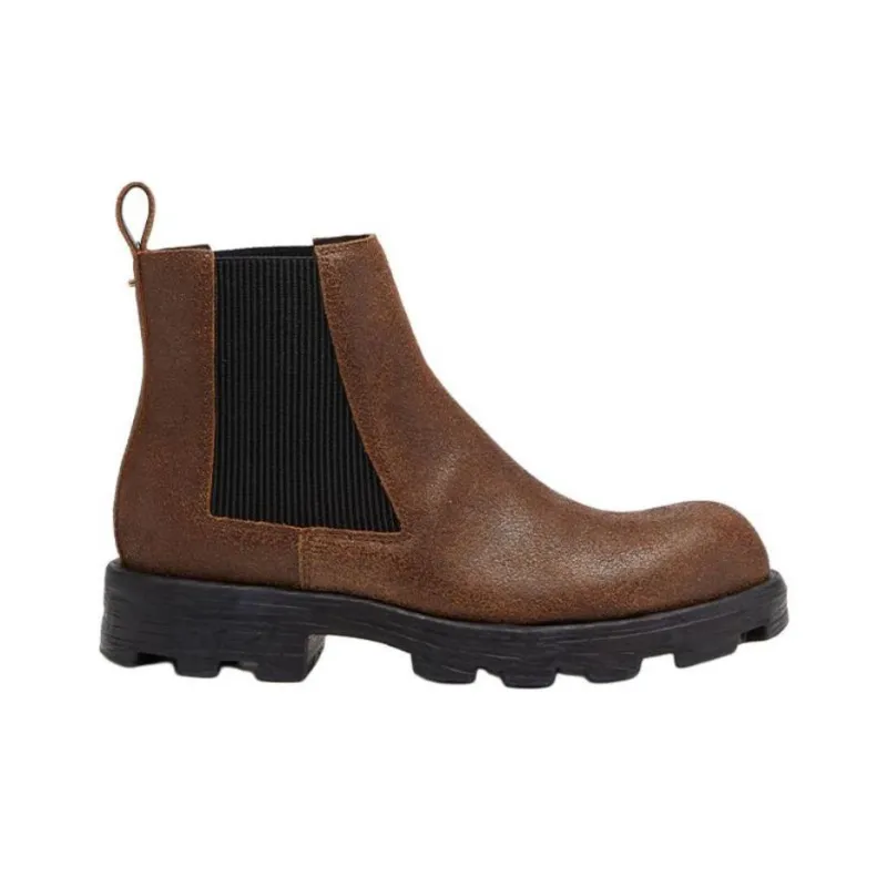 DIESEL D-Hammer Chelsea Boots Men's Brown-1