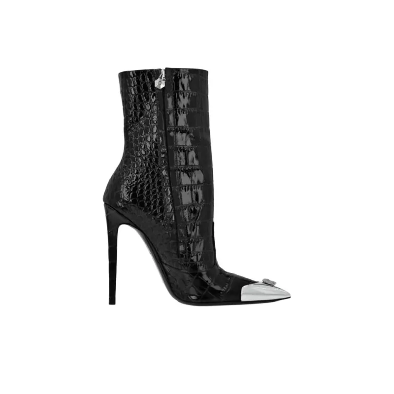 PHILIPP PLEIN Ankle Boots 12cm Women's Black-1