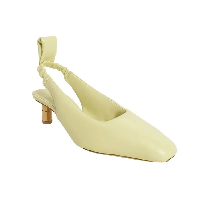 BOYY Puffy Slingback Heeled Pumps-3