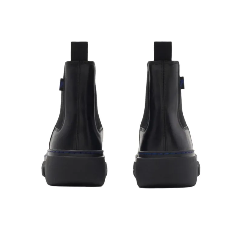 Burberry Short Chelsea Boots Women's Black-4