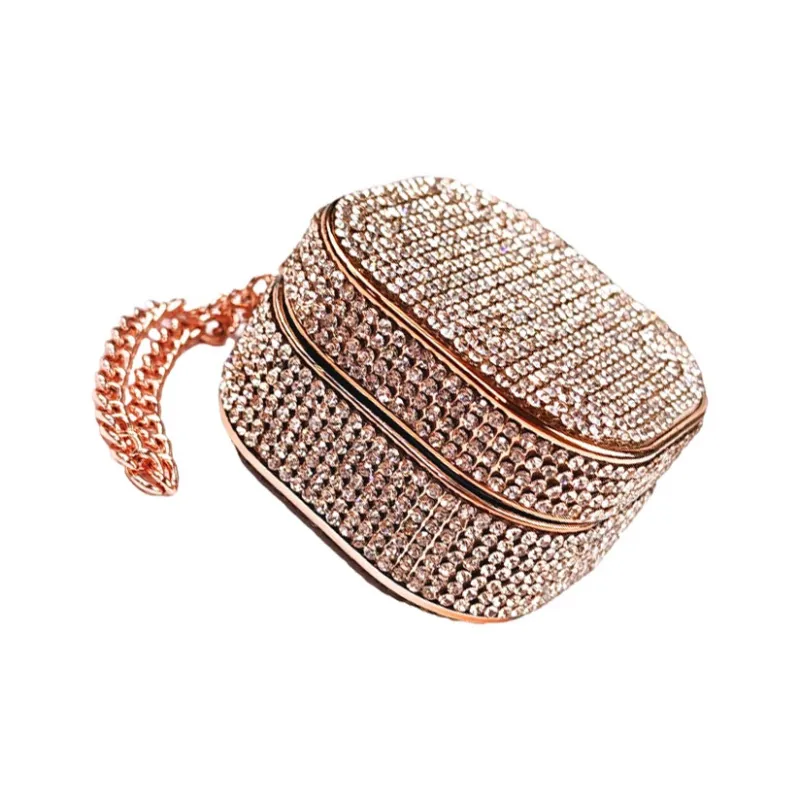 Baohuguang Compatible With Galaxy Buds 2/FE/Pro TPU Luxury Square Diamond High Value Fully Enclosed Headphone Cases-7
