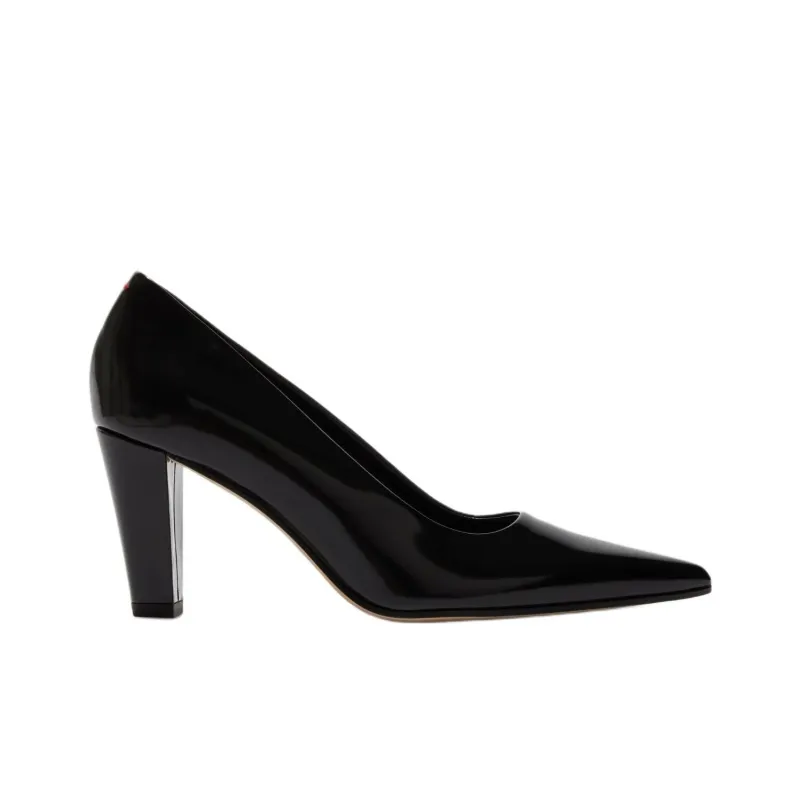Aeyde Cerys Cone Heel High Heels 7.5cm Women's Black-1