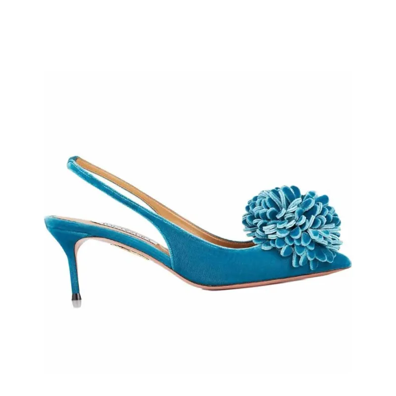 AQUAZZURA Couturier Slim Heel High Heels 6.5cm Women's Light Blue-1