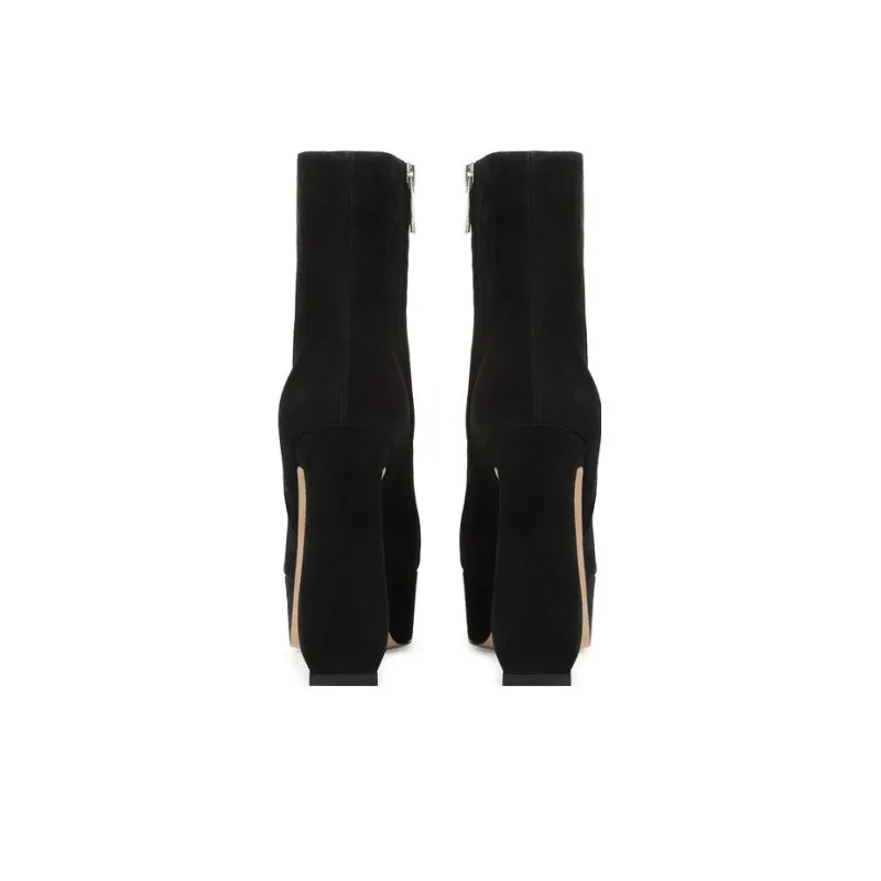 SERGIO ROSSI Ankle Boots Women's Black-4