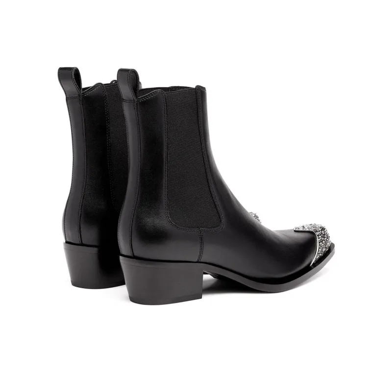 DIESEL D-Calamity AB Leather Boots-4