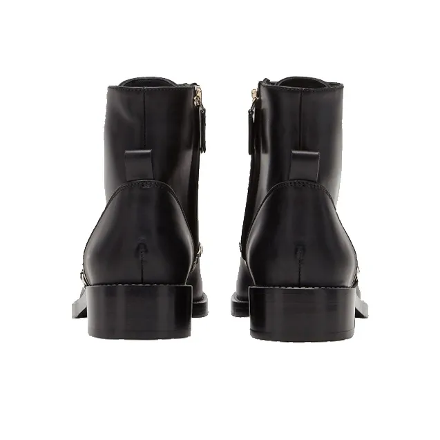 Ferragamo Vara Martin Boots Women's High Top Black-3