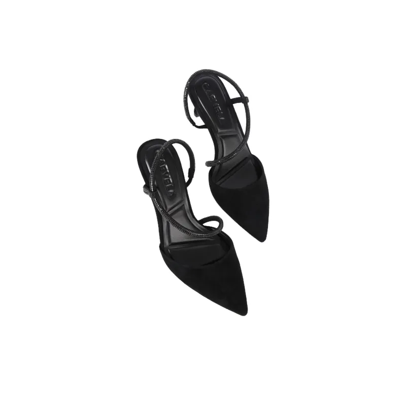 Kurt Geiger London Paparazzi Slim Heel High Heels 6cm Women's Black-3