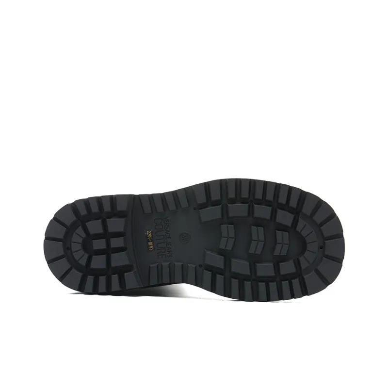 VERSACE JEANS Couture Drew Logo-print Pull-on Boots-3