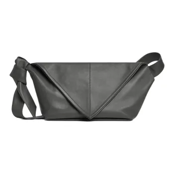 Bottega Veneta Calfskin Crossbody Bag Shoulder Bag Men's Elastic Leather