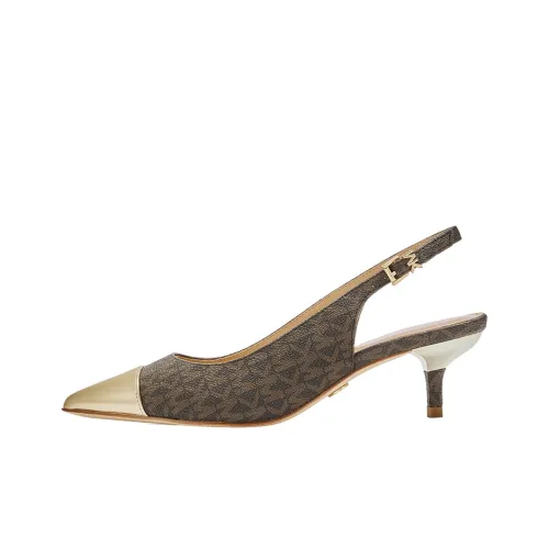 MICHAEL KORS Kadence Slim Heel High Heels Women's Dark Brown
