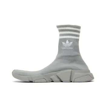 Balenciaga X Adidas Speed Trainer Grey White