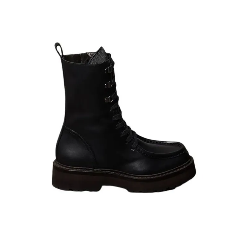 Brunello Cucinelli Precious Ankle Boots Women's Black-1