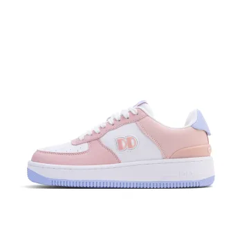GLO BULL Skateboard Shoes Women's Low Top White Pink Purple
