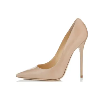Jimmy Choo Slim Heel High Heels 12cm Women's Nude