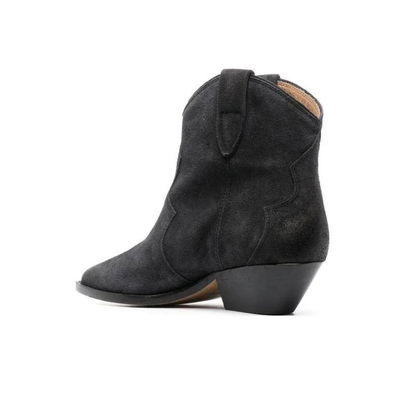 ISABEL MARANT Cuban-heel Ankle Boots-3