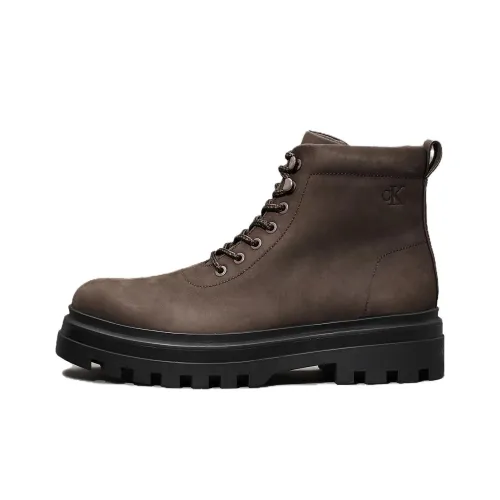 CALVIN KLEIN Ankle Boots 5cm Men's Umber