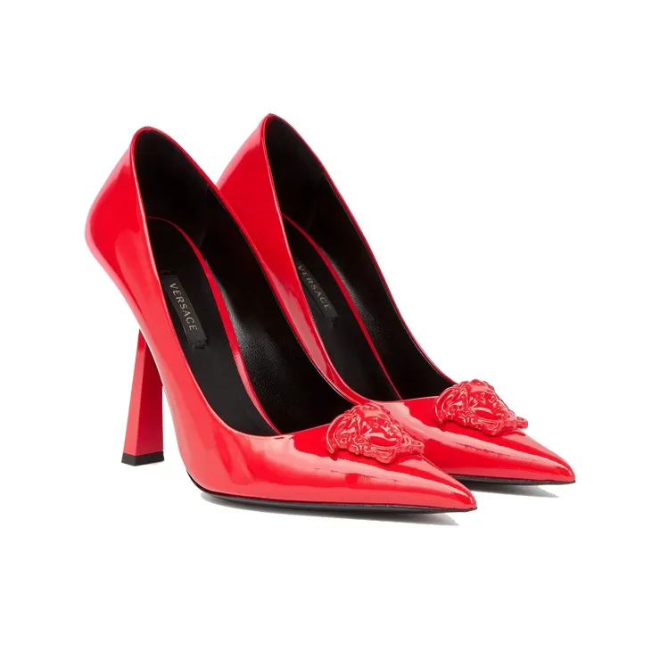 VERSACE High Heels Women's Red-2