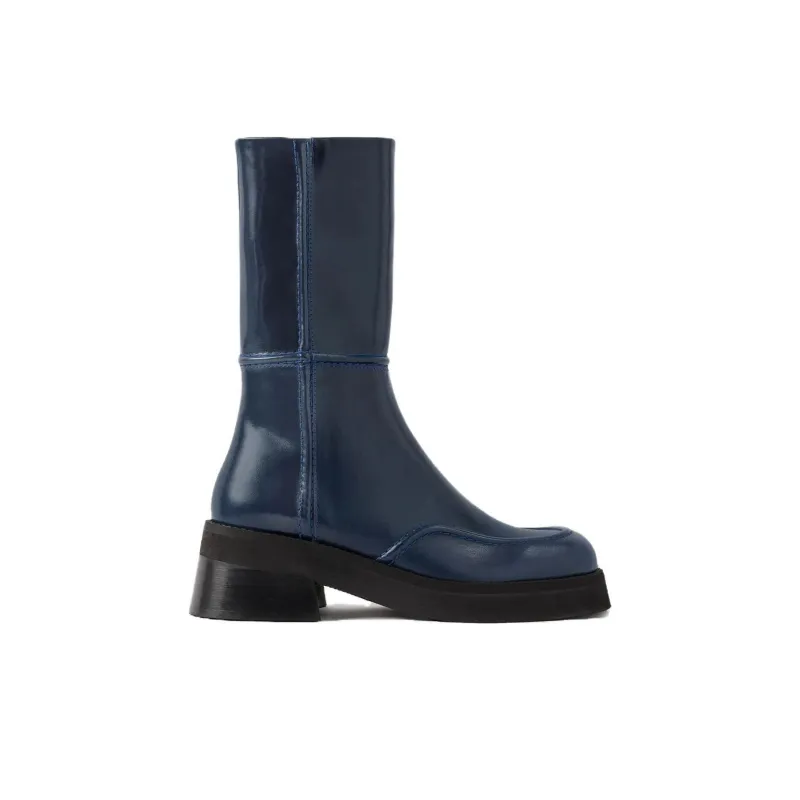 MIISTA Ankle Boots 6cm Women's Blue-1