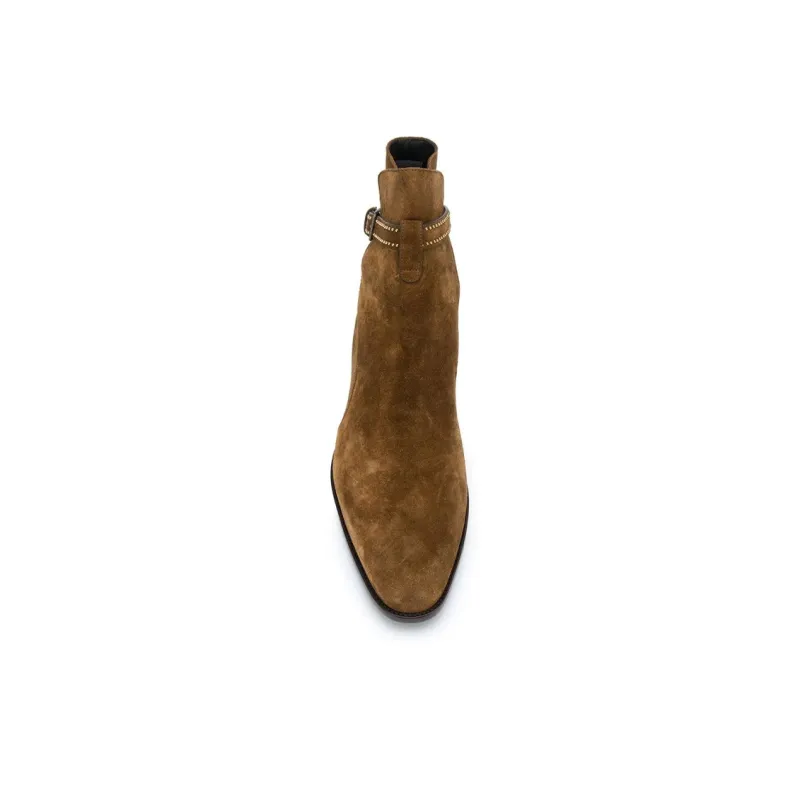 SAINT LAURENT Wyatt Ankle Boots-6