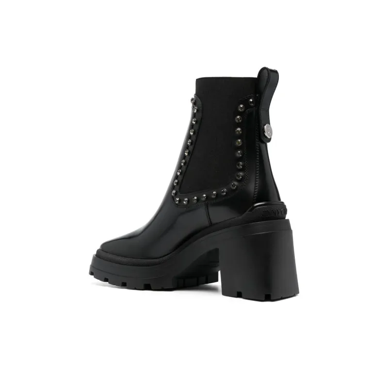 Jimmy Choo Veronique 80mm Leather Boots-3