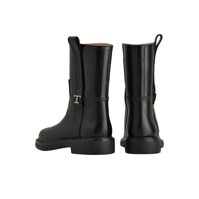 TOD'S Round Toe Ankle Boots Women's-3