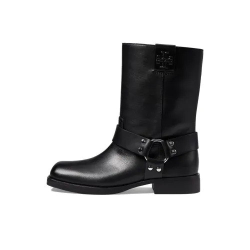 TORY BURCH Double T Leather Ankle Boots