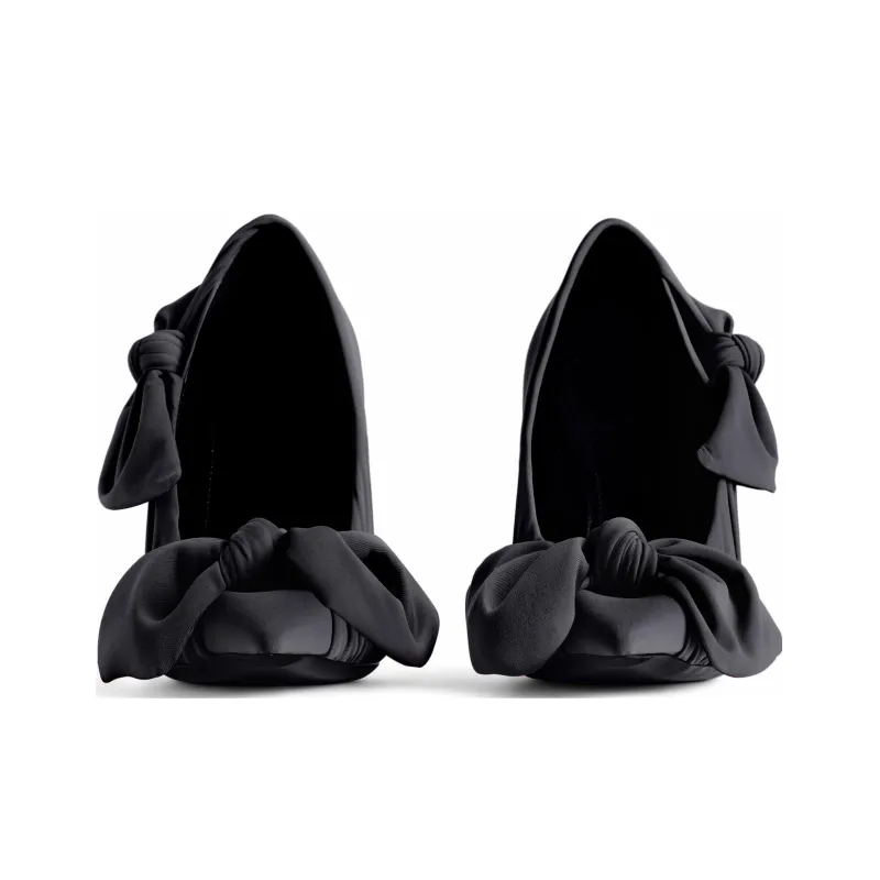 Balenciaga Knife Slim Heel High Heels 11cm Women's Black-3