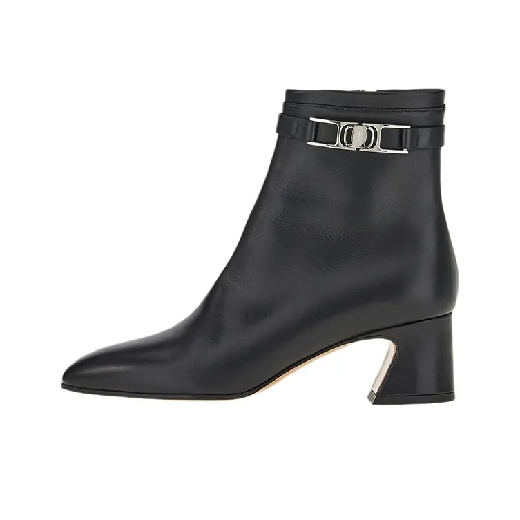 FERRAGAMO VaraVara Ankle Boots Women's Black-0