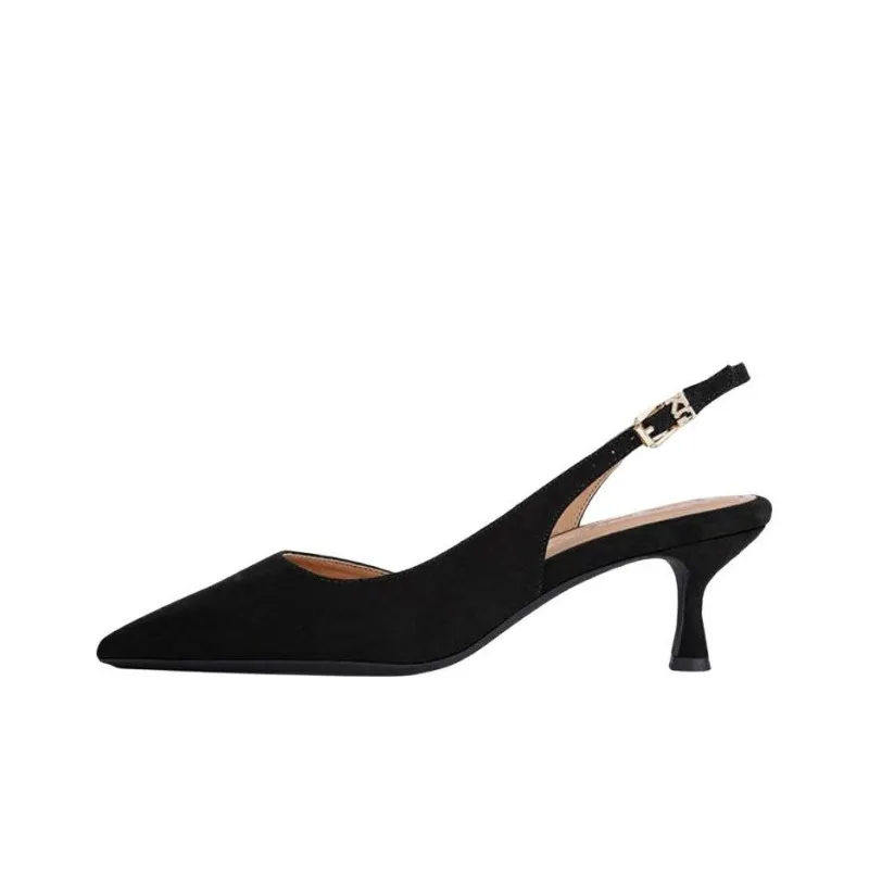 Kurt Geiger London Aria Slim Heel High Heels 6cm Women's Black-0