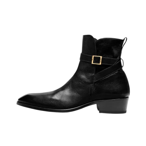 TOM FORD Kenneth Ankle Boots 4cm Men's Black