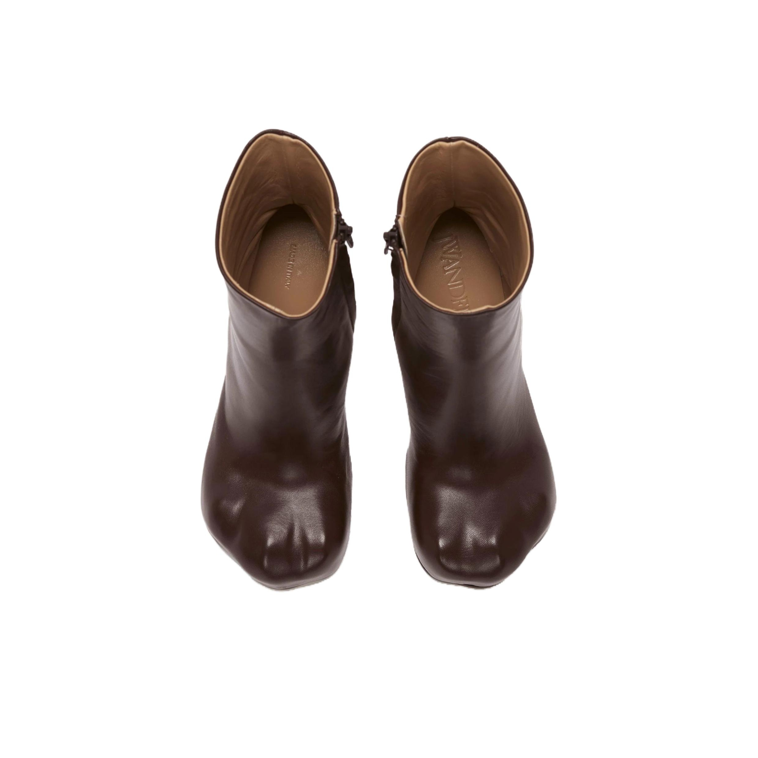 JW Anderson Paw 90mm Leather Ankle Boots - Cheap Rcj Jordan