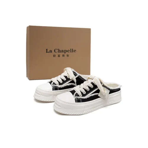 La Chapelle Rubber Sole Abrasion Resistant Slip Resistant Closed Toe Slippers Women
s