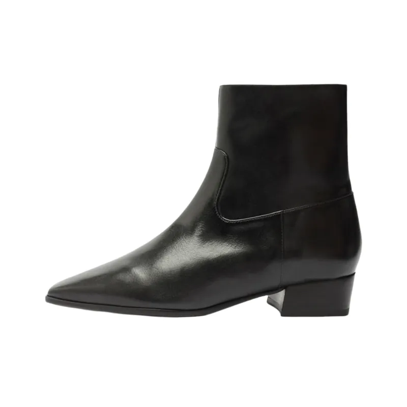 Schutz Helena Ankle Boots 3cm Women's Black-0