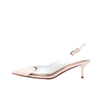 Alaia HEART Slim Heel High Heels 5.5cm Women's Pink