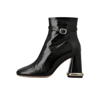 Roger Vivier Viv Podium Ankle Boots 8.5cm Women's Black