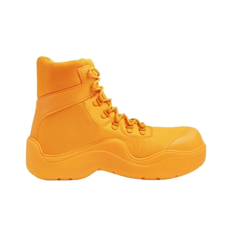 Bottega Veneta Puddle Bomber Ankle Boot Tangerine-1