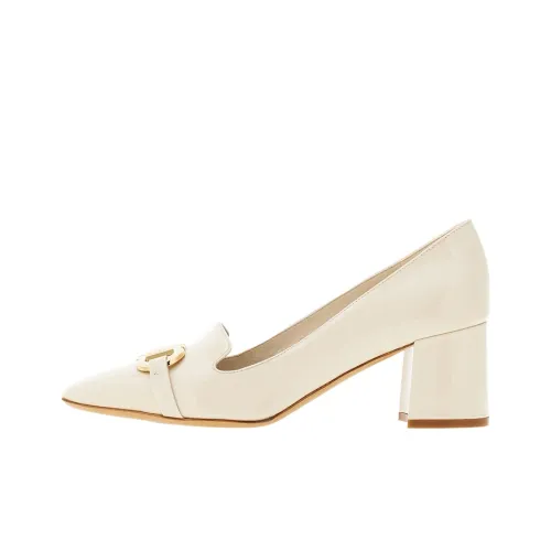 FERRAGAMO 60mm Gancini-plaque Leather Pumps