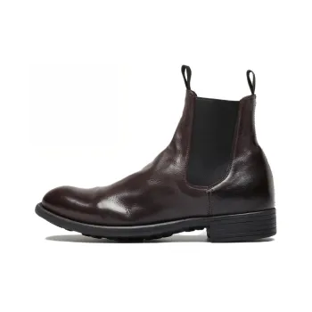 Officine Creative Calixte Short Chelsea Boots Women's Burgundy