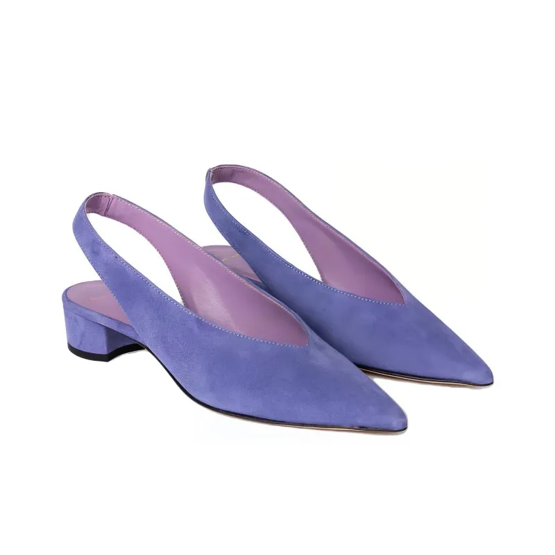 Paul Smith Enid Chunky Heel High Heels Women's Light Purple-2