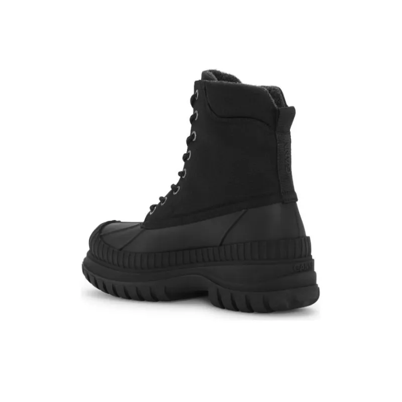 GANNI Chunky-Sole Lace-Up Ankle Boots Women's-3