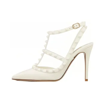 Valentino Garavani Rockstud 100mm Ankle-strap Pumps