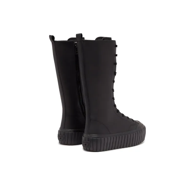 DIESEL S Hanami Knee high Boots Women's Black-4