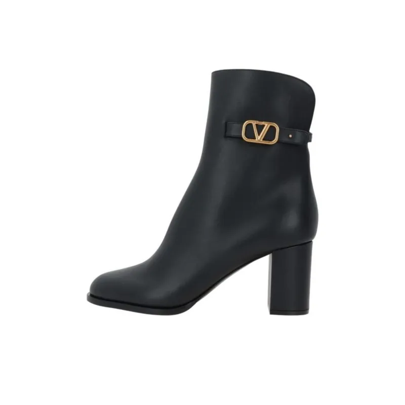Valentino VLogo Signature Ankle Boots Women's Black-0